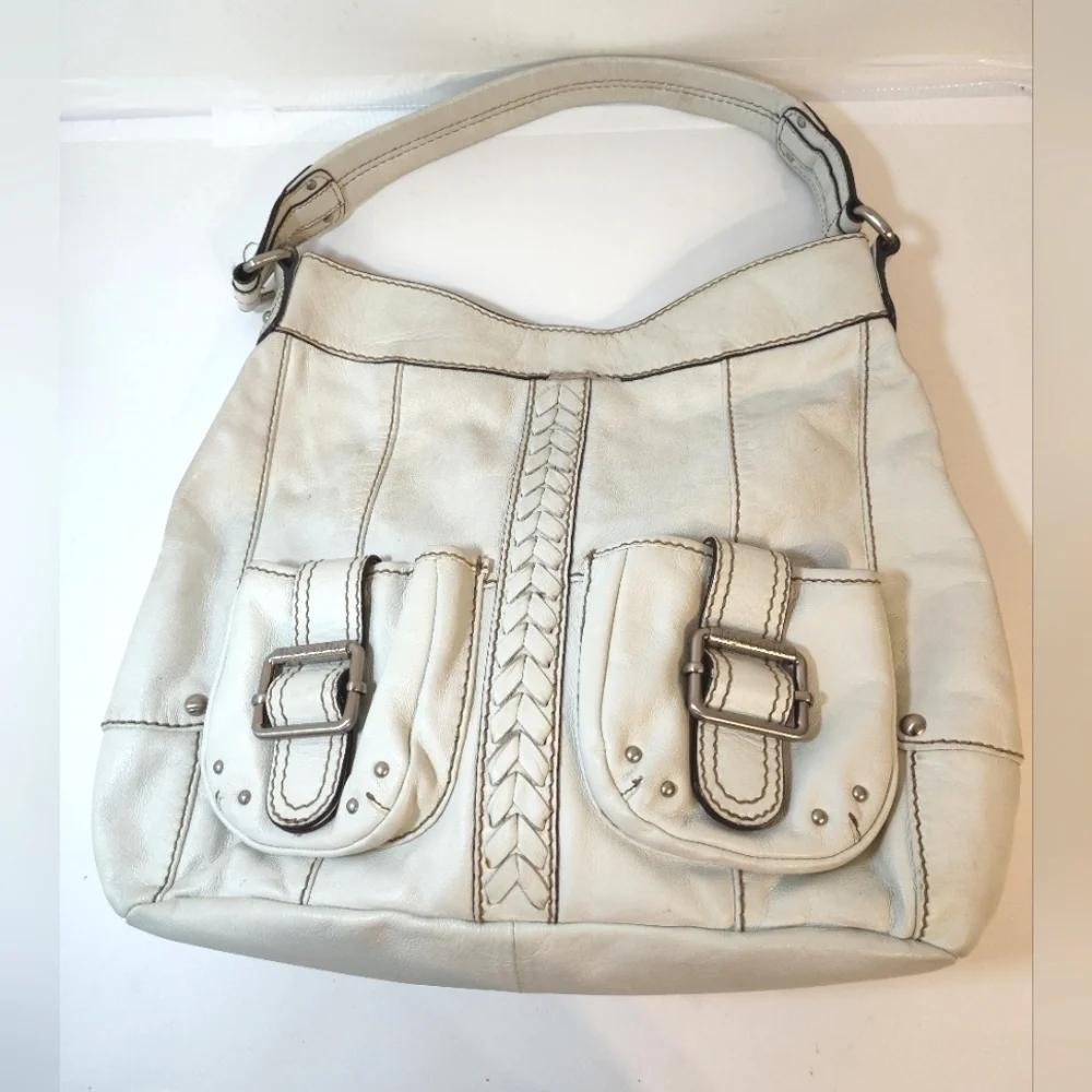 Tignanello crema shoulder bag extra large.